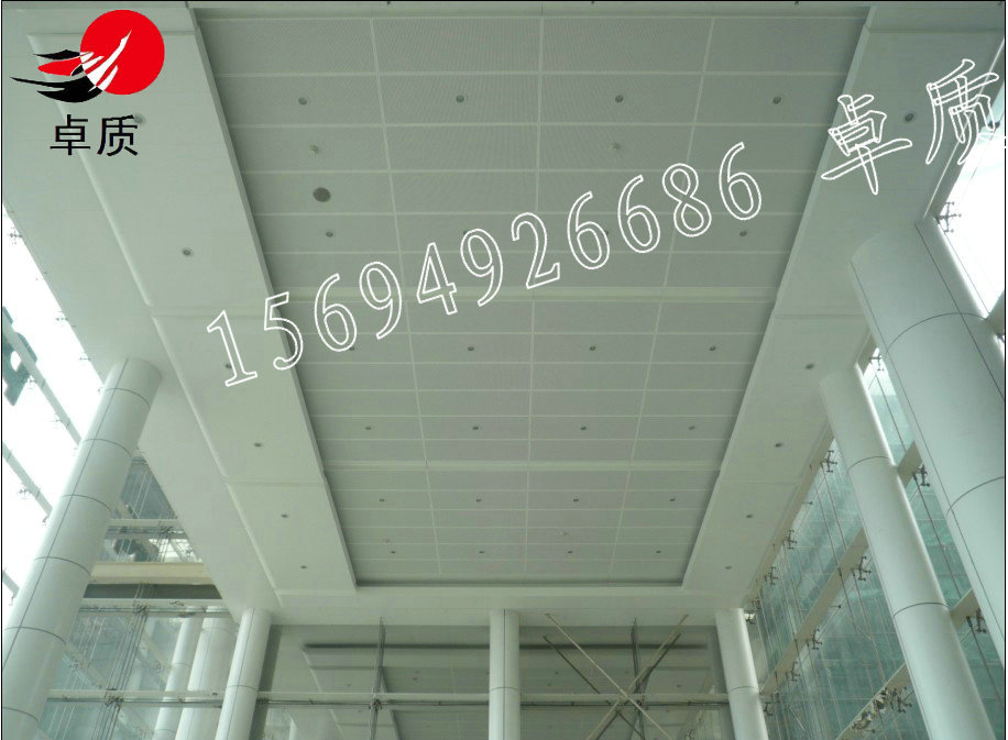 机房吊顶铝板网吸声板玻璃棉吸声的做法