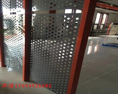 铝板幕墙冲孔网-安装效果图