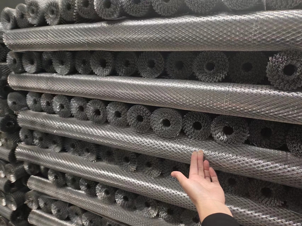 喷塑铝拉网冲孔钢板菱形网河北卓质厂家直销